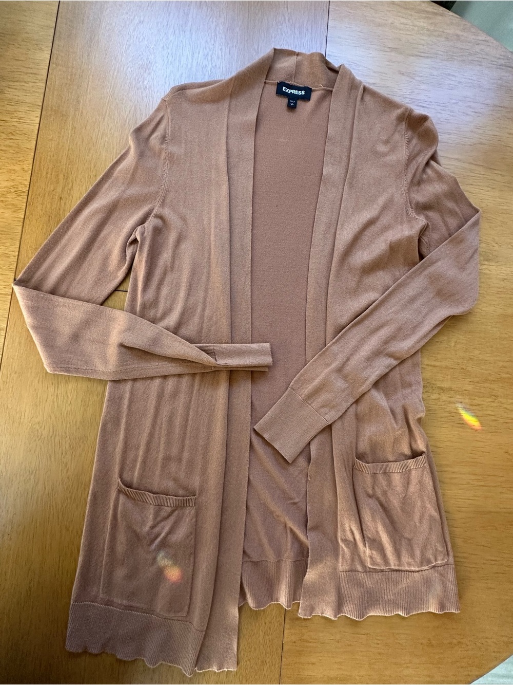 Express Lightweight Open Front Cardigan